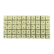 50 Pcs Rock Wool Grow Cubes for Cuttings Cloning Plants Propagation Starting Hydroponic Grow Media Rooting Cuttings