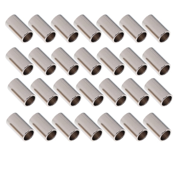 50 Pcs Rope Stop Button Lanyard Drawstring Cord Slide Fasteners Ends Alloy Lock