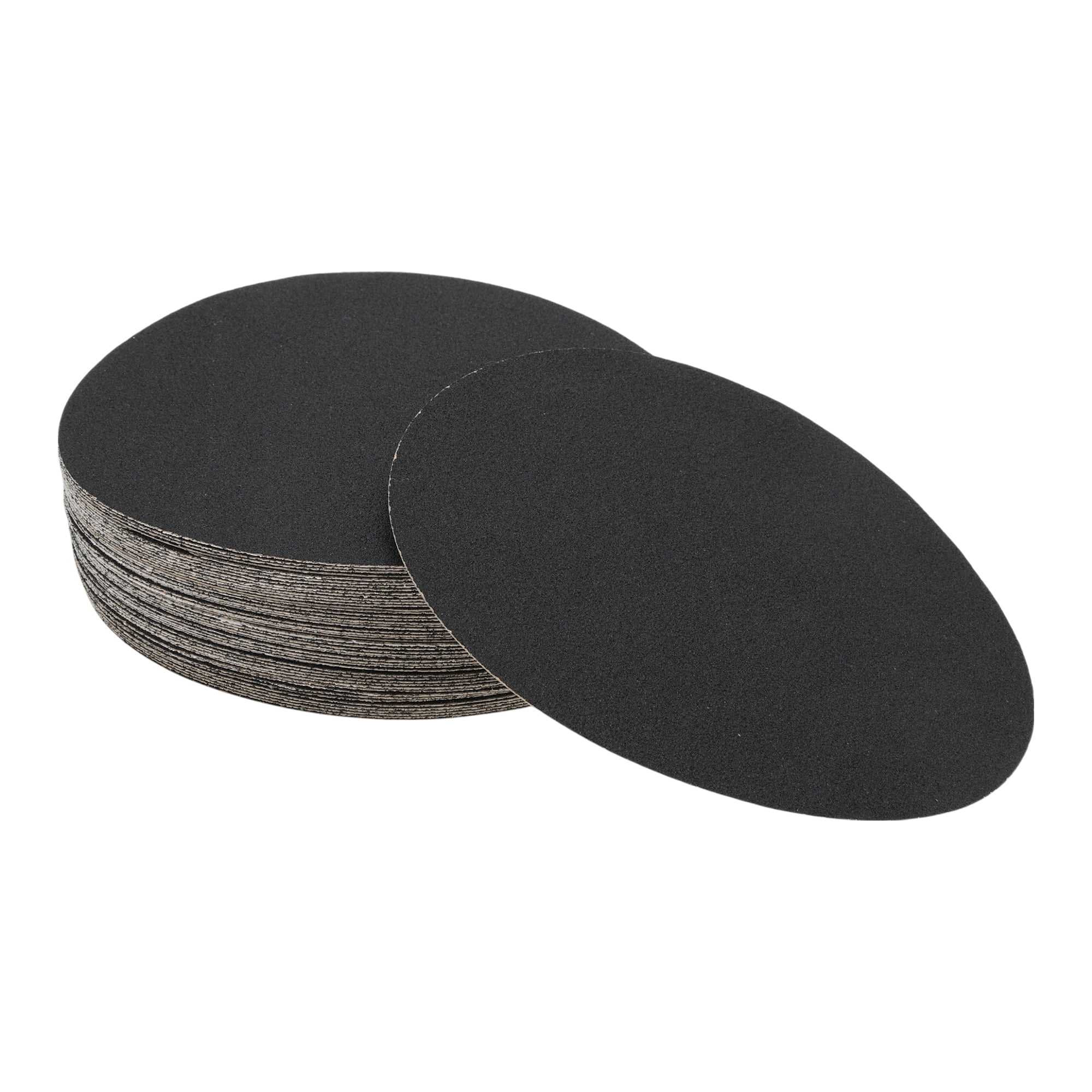 50 Pcs Round Sandpaper 100 Grit Hook and Loop Sanding Sheets Universal ...