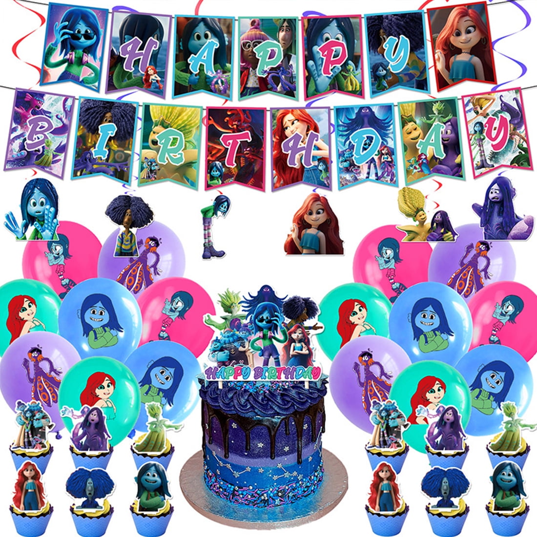 Gorilla Tag Popular Game Theme Happy Birthday Party Supplies, Include Banner,  Balloons Kit, Cake Topper, Cupcake Toppers, Decoration Set