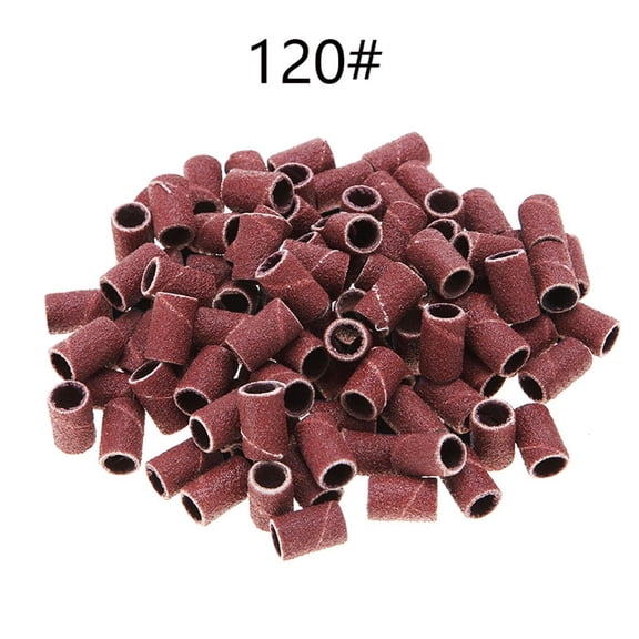 50 Pcs Sanding Drum Bit Sandpaper Grinding Head Abrasive 80/120/180 Grit For Power Rotary Tool Electric Grinder Accessories