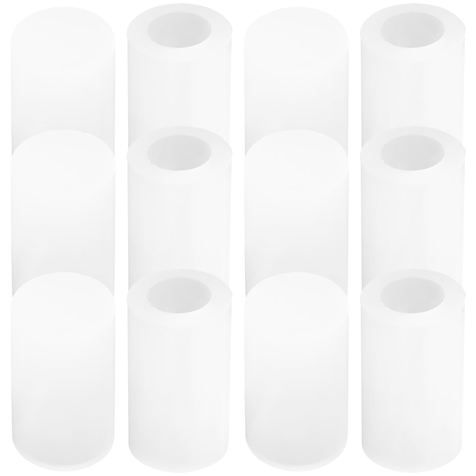 50 Pcs Screw Rubber Cover Metal Tubing Post Cover Replacement Parts