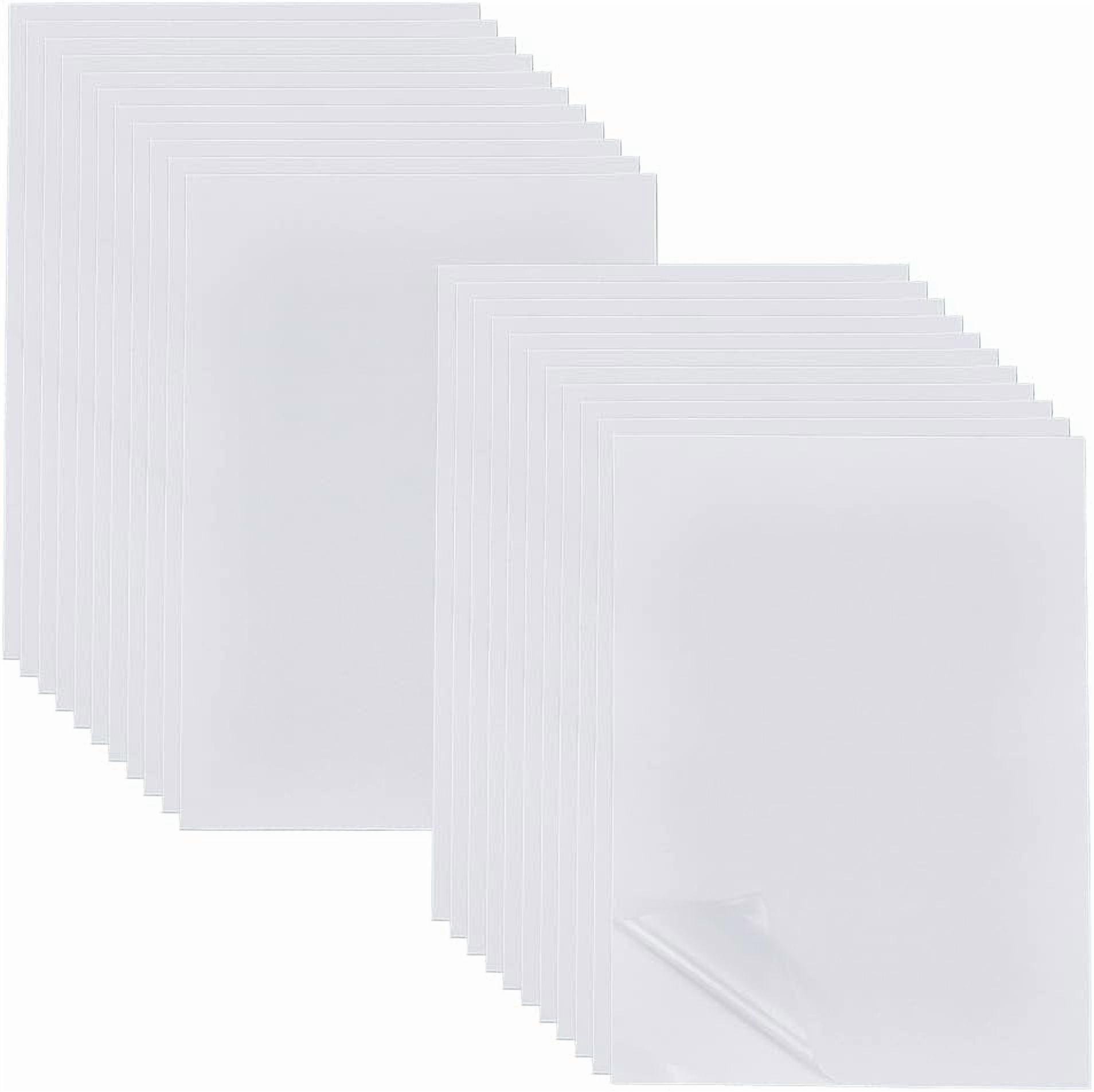 50 Pcs Self Adhesive Laminating Sheets 8.4x11.8 Inch Waterproof Self Sealing Laminating Sheets
