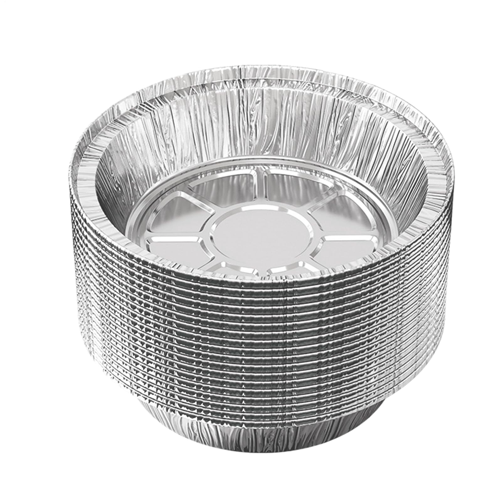 50 Pcs Set Reusable Aluminum Foil Pans, Aluminum Foil Air Fryer Liners ...