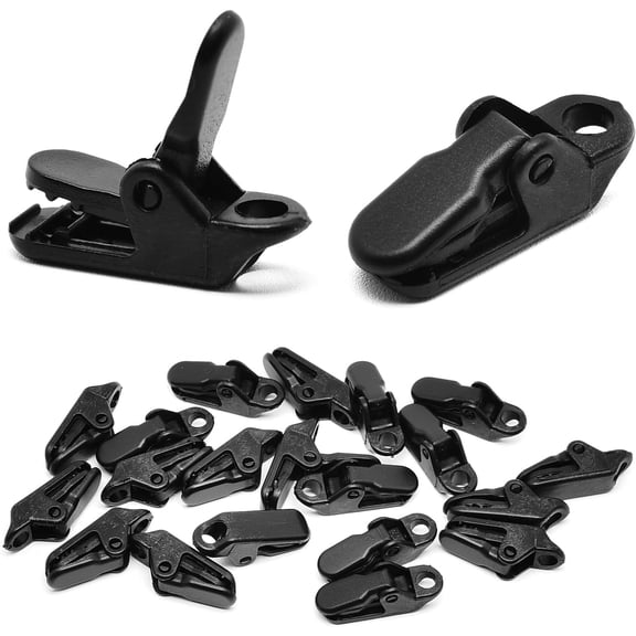 50 Pcs Small Tarp Clips Heavy Duty Lock Grip Clamps Thumb Screw Tent Clip Secures Tarps Awning Clamp Set for Camping Tarps Awnings Caravan Canopies Car Covers Swimming Pool Covers Boat Cover