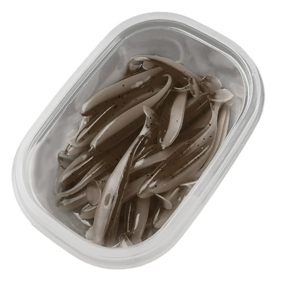 50 Pcs Soft Lures Worm Baits Paddle Tail Swimbaits Lures Bass Fishing Baits