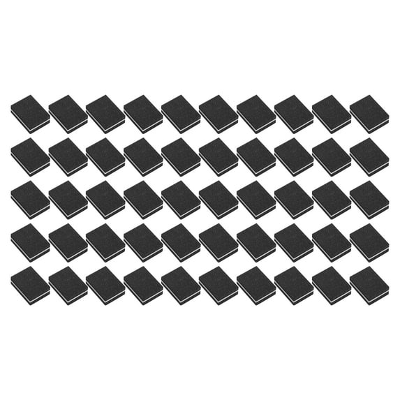 50 Pcs Soft Mini High Elasticity Nail Buffers for DIY Black