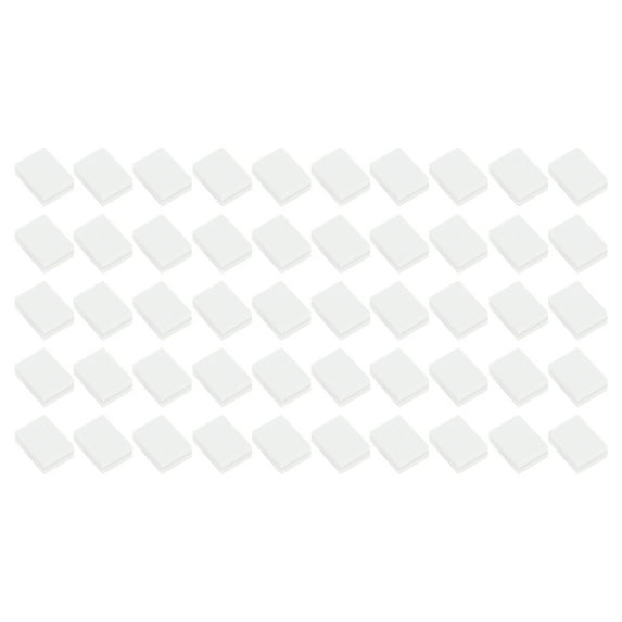 50 Pcs Soft Mini High Elasticity Nail Buffers for DIY White