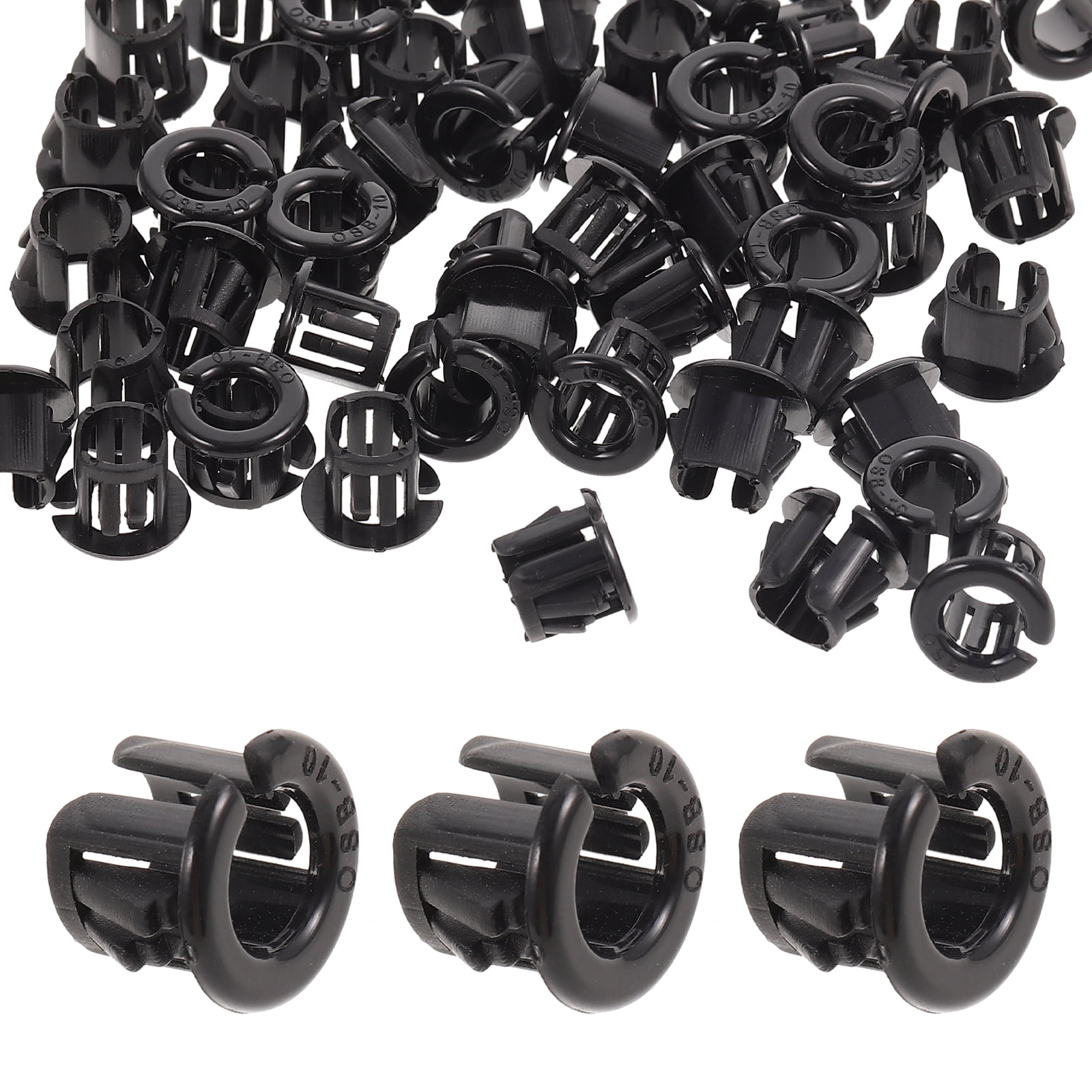 50 Pcs Split Grommet Hose Snap in Cable Bushing Snap in Cable Grommet
