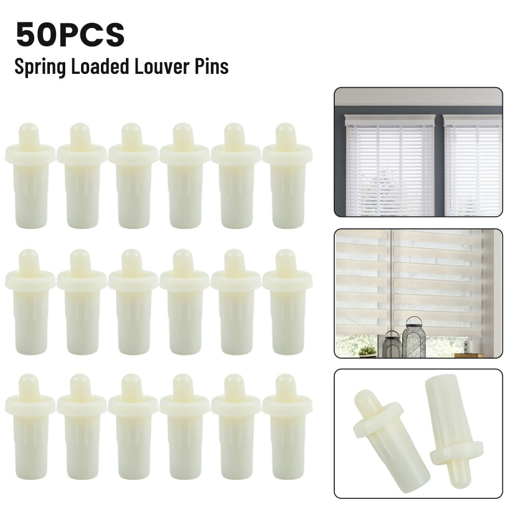 50 Pcs Spring Loaded Replacement Pins for Plantation Shutter Louver ...