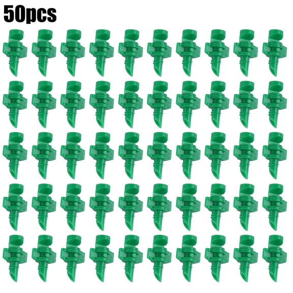 50 Pcs Sprinklers Micro Spray Jets Garden Lawn Water Sprinklers 180°Watering Spray Misting Nozzle Sprinkler Irrigation