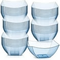 thumbnail image 1 of 50 Pcs Square Plastic Serving Bowls Disposable Snack Salad Bowl Small Party Candy Bar Containers Taco Bar Serving Dishes for Buffet Chips Fruit (8 oz,Blue), 1 of 7