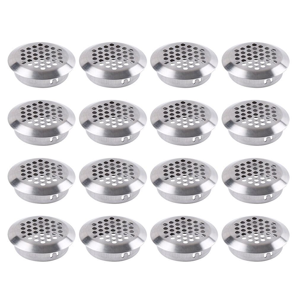 50 Pcs Stainless Steel Air Hole Window Blinds Soffit Vents Wardrobe ...