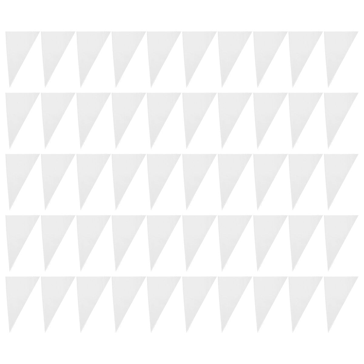 50 Pcs Stone Brick Grout Bag Mortar Piping Cement Bag Mortar Bag Pointing Bag Disposable White