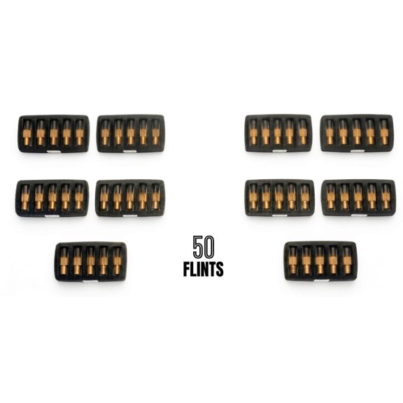 50 Pcs Striker Flint Replacement - 0.14" (3.5 mm) Diameter Flint Striker for Torch with Steel Construction - Easy Replacement for Welding Torches, Camping Stoves