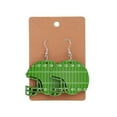thumbnail image 1 of 50 Pcs Sublimation Earrings Helmets/Football Designs Ear Studs Fashionable Heat Transfer Ear Pendant Jewelry Accessory, 1 of 8