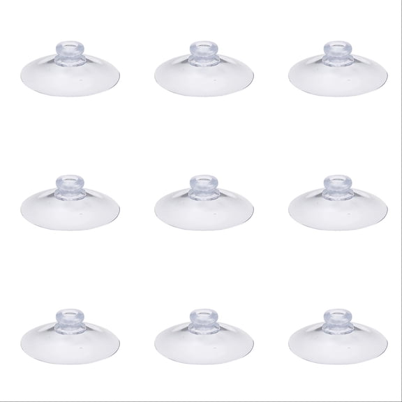 50 Pcs Suction Cup Glass Suction Pads 0.79 Inch Clear, Pads Without Hooks, Extra Strong Adhesive Suction Holder for Smooth Surface Mounting, Hardware