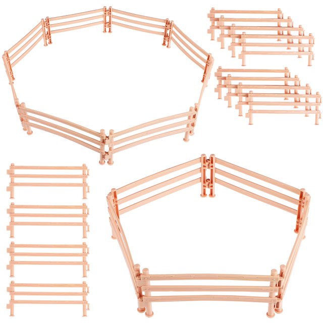 50 Pcs The Fence Farm Fences for Toy Props Models Childrens Toys Sand