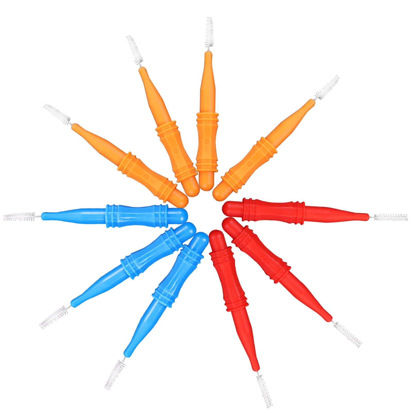 50 Pcs Toothbrushes Flossers Braces Compact Teeth Cleaner Interdental