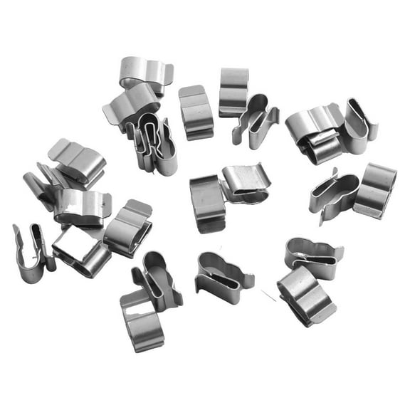 50 Pcs Trailer Frame Wire Cable Clips Stainless Steel Solar Panel Clips Metal Wire Management Clamp In Car Home Office Clips