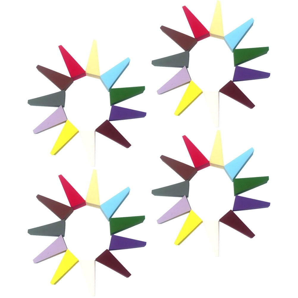 50 Pcs Triangle Makeup Sponge Cosmetic Applicators Loose Powder Puff Wedges Foundation