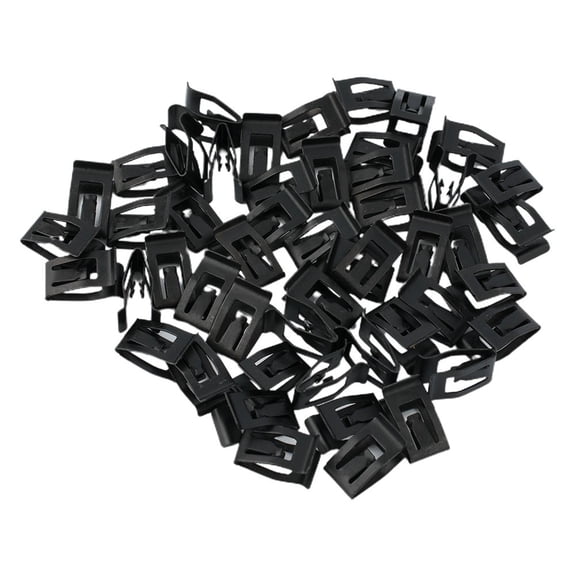 50 Pcs Truck Car Console Dash Dashboard Trim Metal Retainer Rivet Fastener Clips