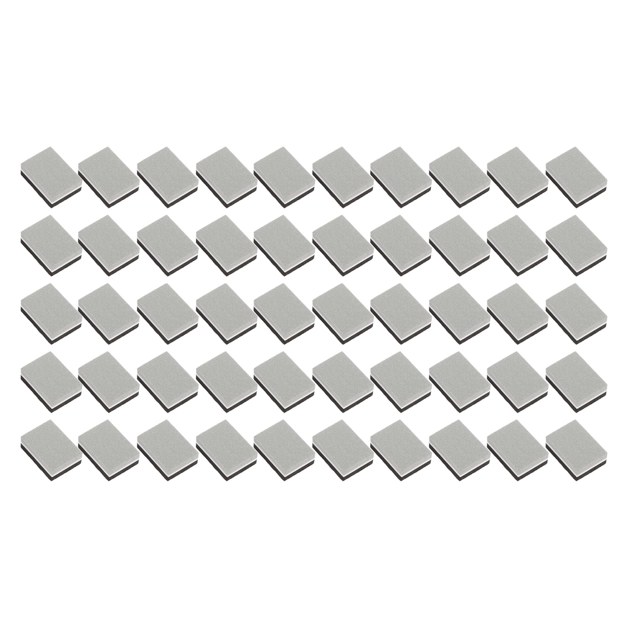 50 Pcs Two-color Mini Block Nail Buffers for DIY Black Gray - Walmart.com