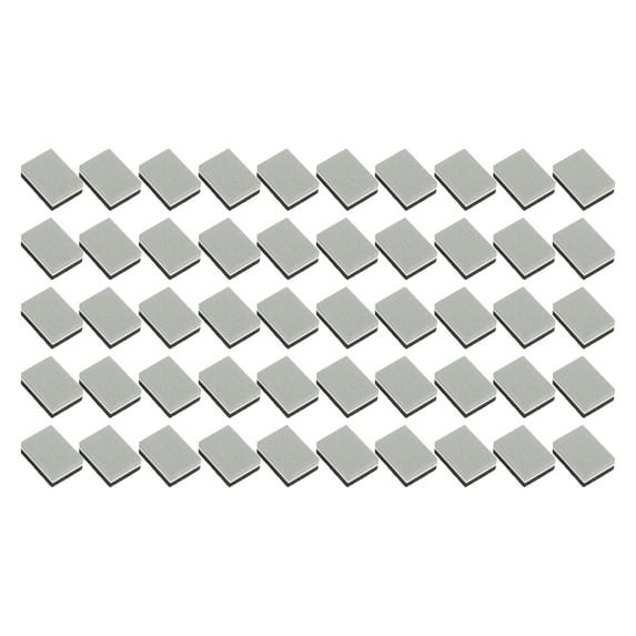 50 Pcs Two-color Mini Block Nail Buffers for DIY Black Gray