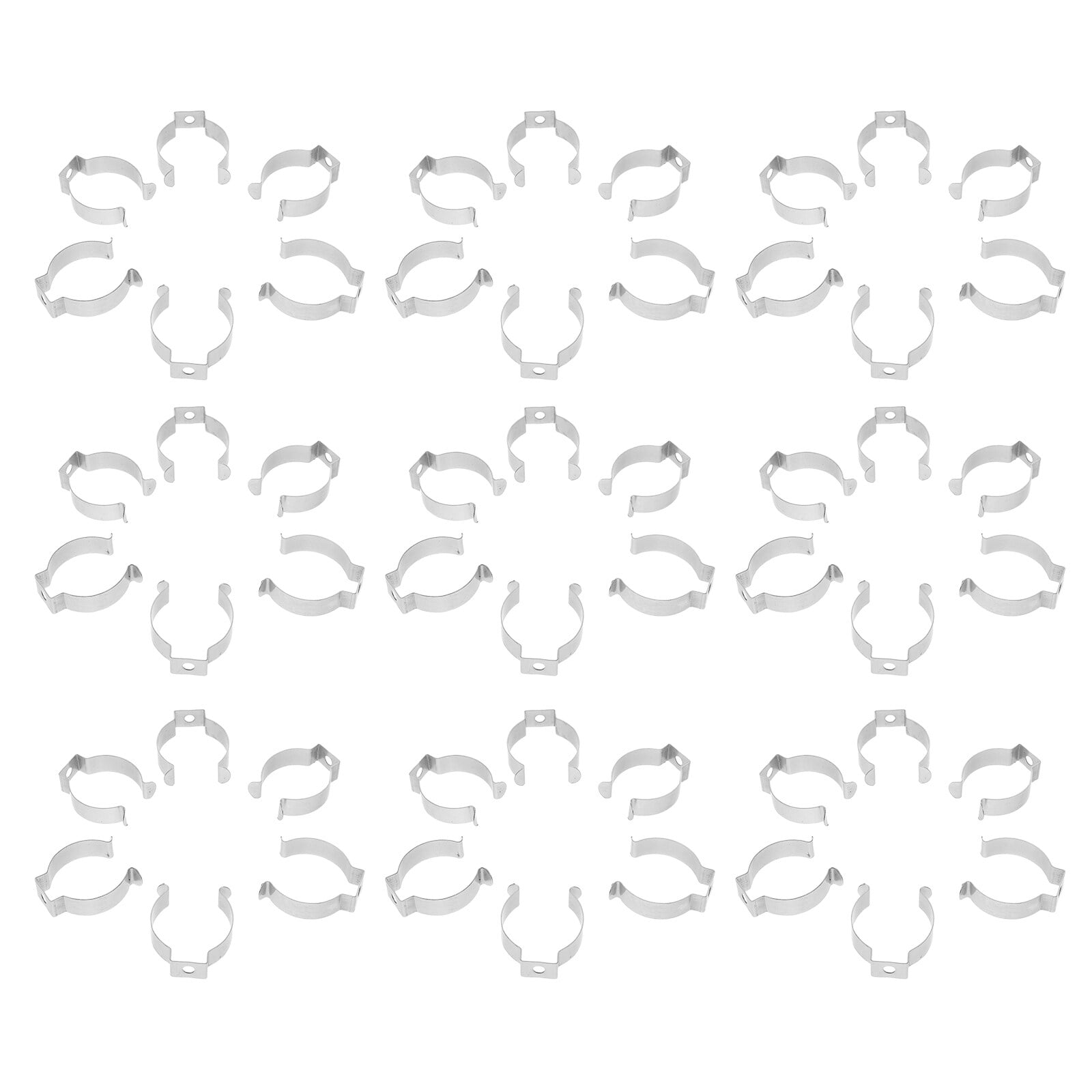 50 Pcs U Light Tube Clips Light Pipe Clamps LED Fluorescent Tube