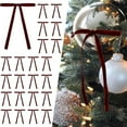 thumbnail image 1 of 50 Pcs Velvet Bows Christmas Tree Ornaments Vintage Ribbon Bows for Tree Garland Wreath Wedding Indoor Xmas Decorations (5 x 7 Inch, Width of 0.394"), 1 of 5