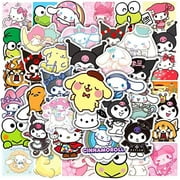 Bobasndm 60PCS Cute Cat Stickers,Kawaii Cat Sticker for Water  Bottle,Laptop,Phone,Skateboard Stickers for KidsTeens Girls Gift 