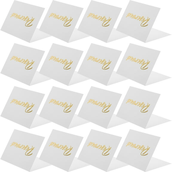 50 Pcs Wedding Table Cards Centerpieces for Tables Name Black Dining Room Banquet White