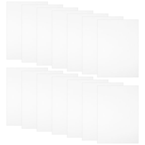 50 Pcs White Cardboard Cardstock Paper DIY Projects Accessories Origami Card Paper