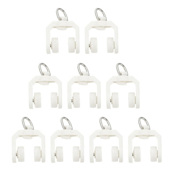 50 Pcs Wire Curtain Track Pulley Versatile Hardware