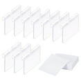 thumbnail image 1 of 50 Pcs Wire Shelf Label Holder 1.65x1.65 Inch, Plastic Merchandise Sign, 1 of 7