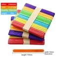 thumbnail image 1 of 50 Pcs Wood Popsicle Sticks | DIY Craft Sticks for Kids & Students | Rounded Edges for Safety | Classroom Art Projects & Ice Cream Making, 1 of 2