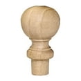 thumbnail image 1 of 50 Pcs Wooden Finials 1-1/2" tall x 7/8" wide w/ 3/8" tenonHeight includes tenon., 1 of 1