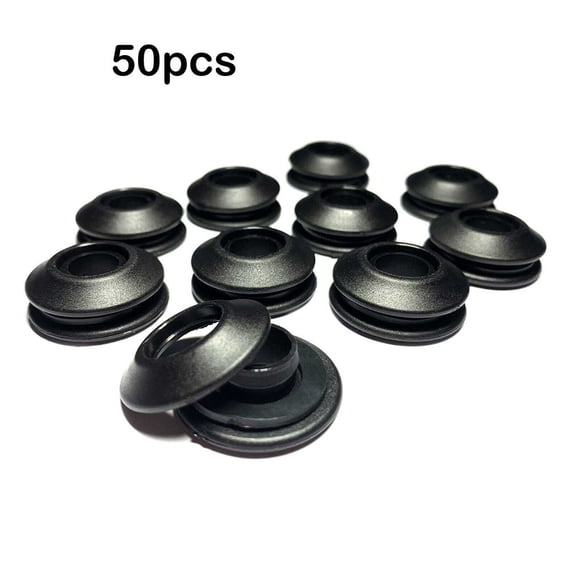 50 Pcs plastic eyelets set round eyelets tarpaulin eyelets solar cover pool