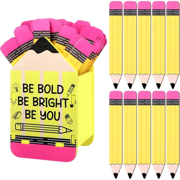 50Pcs Flip Name Sticks with Pencil Holder, Talking Flip Name Sticks for Classroom Management, Teacher Essentials Student Educational and Learning Activities