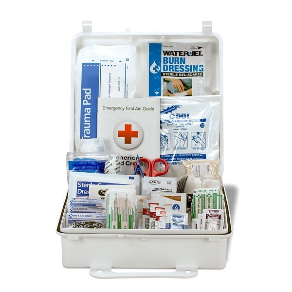 50Person ANSI A+ Weatherproof First Aid Kit, Plastic, 1/Each