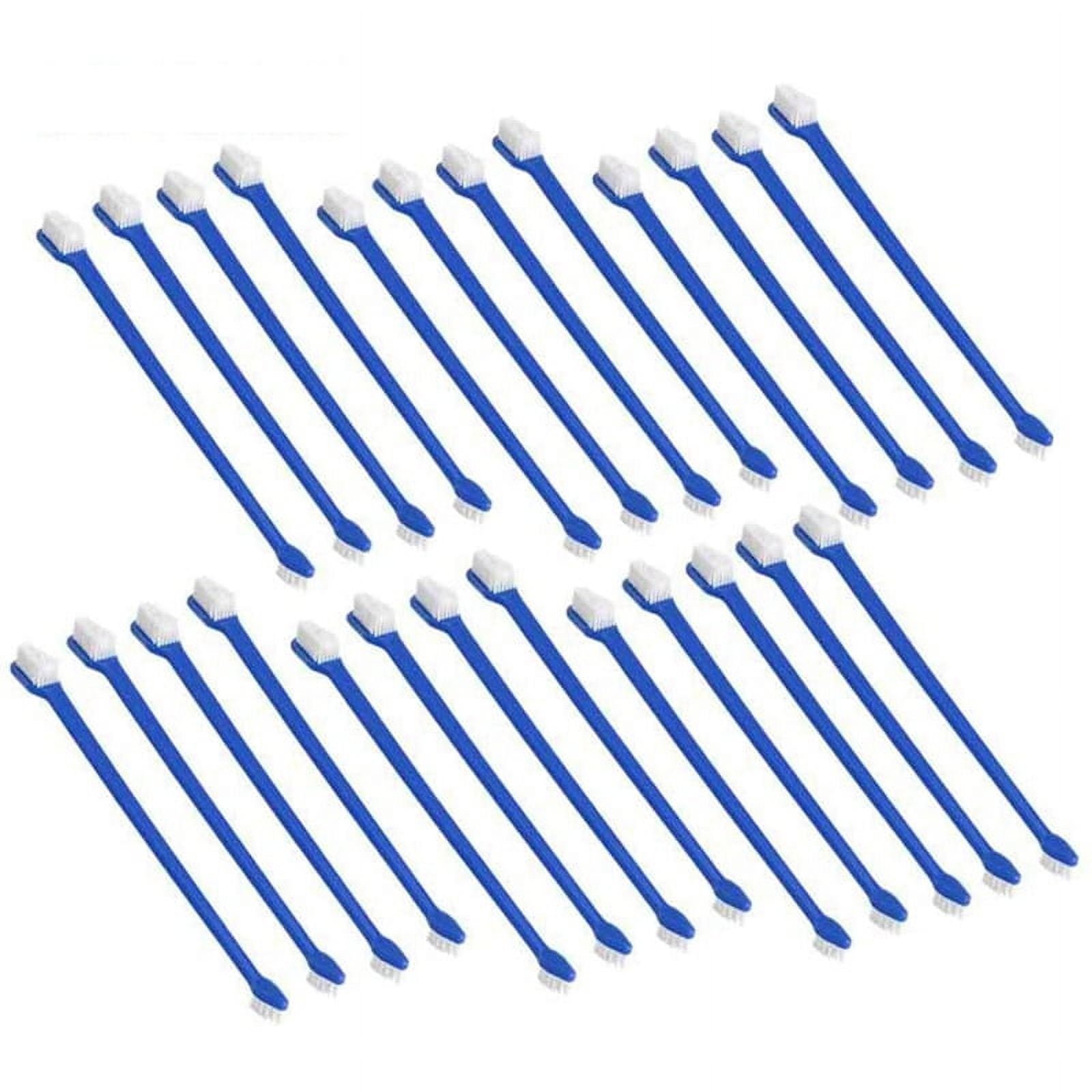 50 Piece Cat Dog Pet Toothbrush Set Double Headed Convenient Dental Finger Brushes for Safe Dental Care
