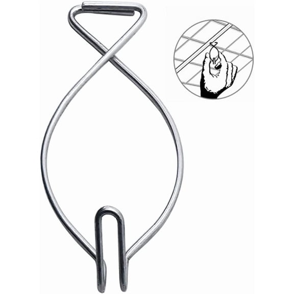 50 Piece Ceiling Hook Clips Ceiling Hanger Hooks Ues for Office, Classroom, Home,Wedding Decoration, Hanging Sign