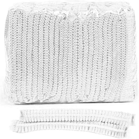 50 Piece Disposable PVC Shower Cap, Surgical Hair, Cap, Elastic Cap, Catering Food, Kitchen, Dining Room, Living Room, Shower