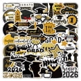 thumbnail image 1 of 50-Piece Graduation Sticker Set, Class of 2026 Assorted Decals for Yearbook Signing, Luggage, Laptop, Party Favors, 1 of 6