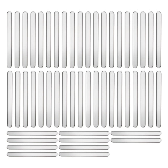 50-Piece Reusable Acrylic Sticks for Cakesicles and Cake Pops – 4.44 Inch Mirror Ice Pop Sticks, Ideal for Ice Cream, Cake, Candy, Crafts, and Party Gifts