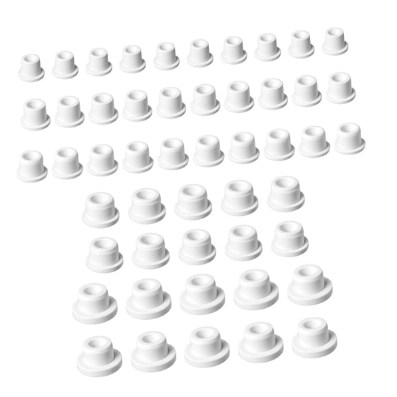 50 Piece Soft Silicone Stoppers For Bottles Jars And Shakers 5 Size Option