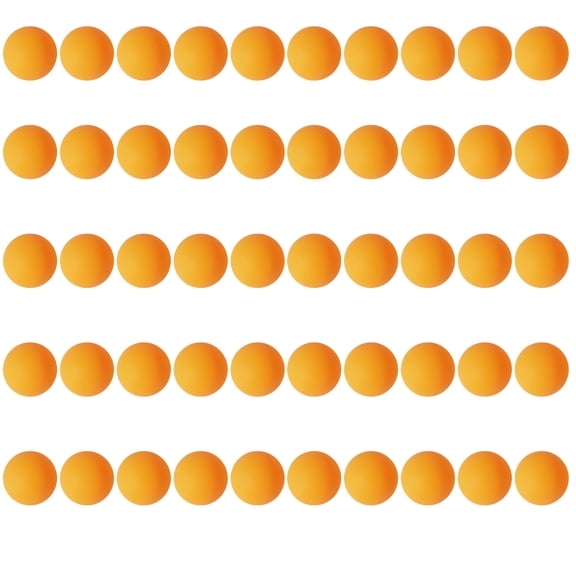 50-Piece Standard 40Mm Table Tennis Balls - High Elasticity, Seamless Abs Material, Stable Flight Trajectory - For Training, Competition, Club Practice, School Pe, Family