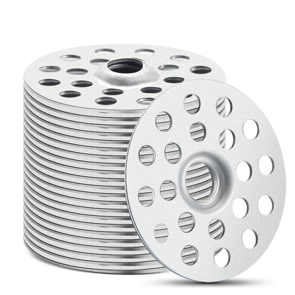 50 Pieces 1 Inch Plaster Washers for Repairing Ceilings Metal Washers for Screws Plaster Repair Rings Buttons for Wall Ceiling Drywall Repair