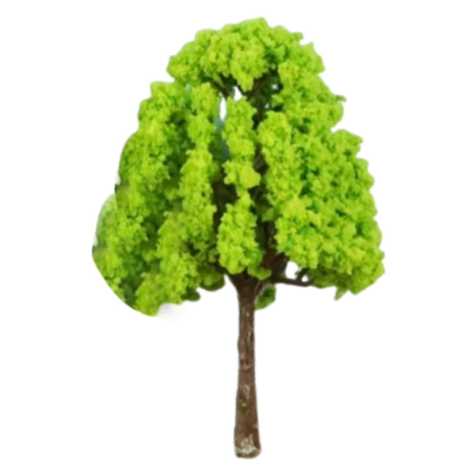50 Pieces 3.74 inch Model Trees Train Scenery Architecture Trees Fake