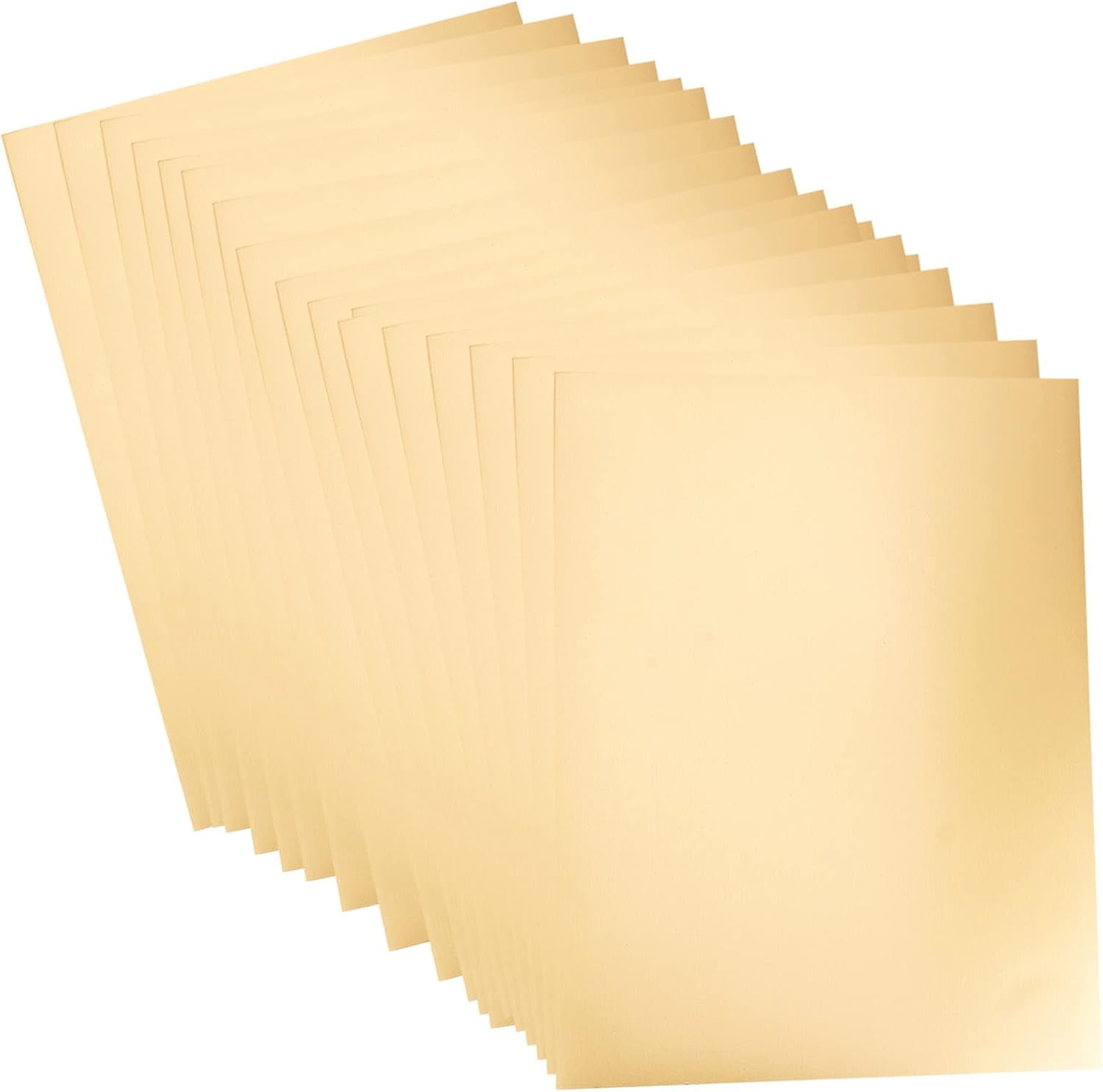 50 Pieces 8.27” x 11.65” Cardstock for Crafts and Cards 250g Gold Paper Cards for Scrapbook Office Supplies Paper Crafts Gold